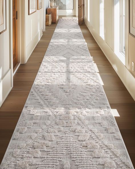 Amazon.com: Well Woven Kilim Geo Custom Long Runner Rug - Heritage Trails Collection - Beige 27 Inches Wide x 15 Feet Long Runner (27" x 15' Runner) - Made to Order, Moroccan,Kilim Design for Hallways & Stairs : Home & Kitchen Runner Hallway Rug, Runner For Bedroom, Carpet Runner Hallway, Foyer Runner Rug Entrance, Large Kitchen Rug, Hallway Upstairs, Long Hallway Runner, Entry Rugs, Long Runner Rug