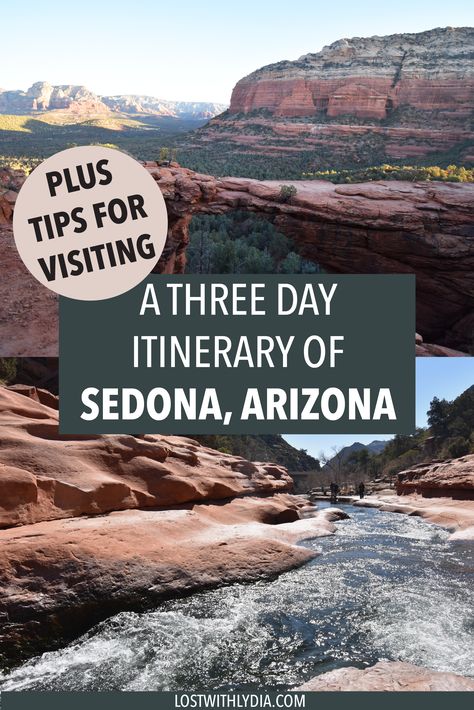 Best Time To Visit Sedona Arizona, Sedona Places To Stay, Sedona Hiking Outfit, Arizona Travel Guide, Sedona Travel, Slide Rock State Park, Arizona Trip, Southwest Travel, Visit Sedona