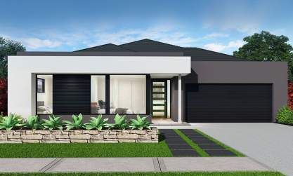 Small Modern Home Exterior One Story, Facade House Single Story, Single Storey Modern House Design, House Styles Exterior Single Story, Modern House Design Single Storey, One Story Modern House Design Exterior, Small Modern House Exterior One Story, One Storey House Modern, Flat Roof House Designs Single Storey