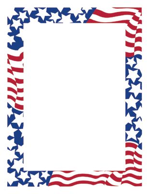 Stars and Stripes Flag Design Specialty Paper - ClipArt Best - ClipArt Best Patriotic Invitations, Picture Frame Template, Free Printable Stationery, Frame Border Design, Christmas Stationery, 4th Of July Decorations, Printable Stationery, Borders For Paper, Clip Art Borders