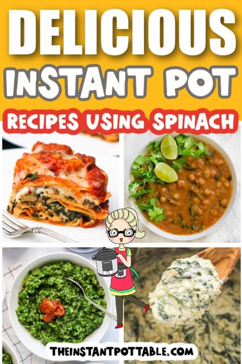 Instant Pot Spinach, Spinach Ricotta Pasta, Best Pressure Cooker Recipes, Easy Pressure Cooker Recipes, Best Pressure Cooker, Most Nutritious Foods, Superfood Recipes, Best Instant Pot Recipe, Spinach Recipes