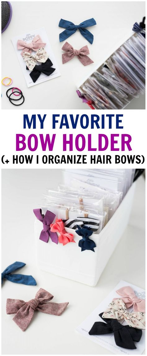 Baby Bow Organization, Bow Holder Ideas, Hair Bow Organization, Bow Holder Diy, Bow Organization, Diy Bow Holder, Hair Bow Organizer, Baby Closet Organization, Loom Charms