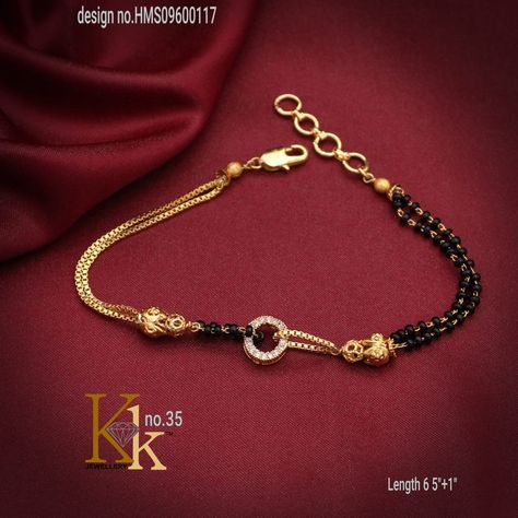 Nallapusalu Bracelet For Women, Black Beads Bracelet Gold For Women, Nazariya Bracelet For Women, Hand Mangalsutra Bracelet In Gold, Hand Mangalsutra Bracelet, Gold Pendants For Men, Mangalsutra Bracelet, Mangal Sutra, Gold Bracelet Simple