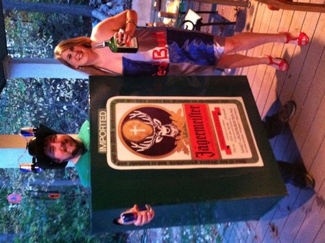 Homemade Jaeger bomb costumes! Jaeger Bomb, Baseball Cards, Book Cover, Books, Pins