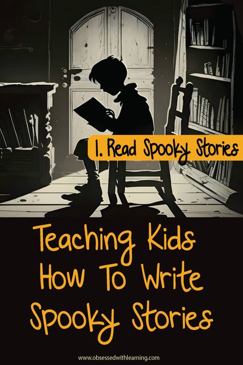 Teaching Kids How to Write Spooky Stories - Obsessed With Learning Plot Graphic Organizer, Writing Craftivity, Halloween Writing, Halloween Stories, Spooky Stories, Real Ghosts, Word Sentences, Guided Writing, Scary Stories