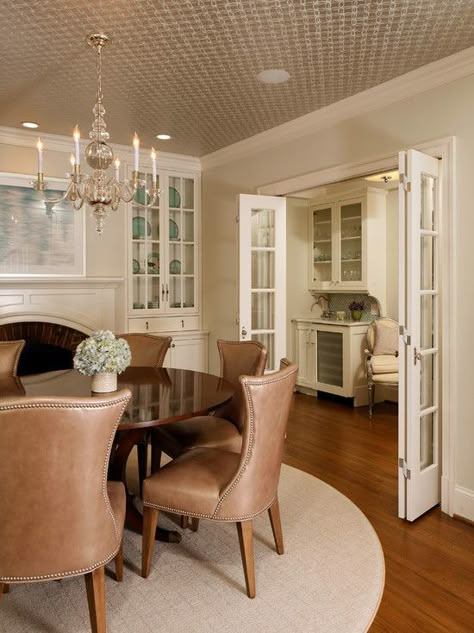 Bifold French Doors Design, Pictures, Remodel, Decor and Ideas Dining Room French Doors, French Door Interior, Bifold French Doors, Accordion Doors, Dining Room French, Traditional Dining Rooms, Material Selection, Astuces Diy, Traditional Dining Room