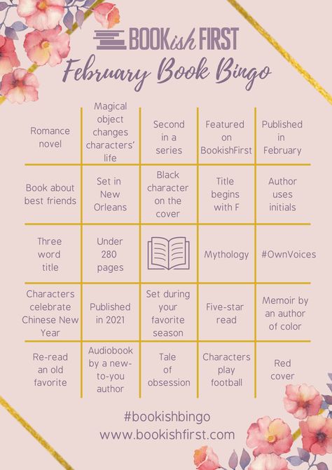 Books Bingo, Tbr Ideas, Bookish Bingo, Reading Prompts, Passive Programming, Book Bingo, February Reading, Bingo Books, Reading Bingo