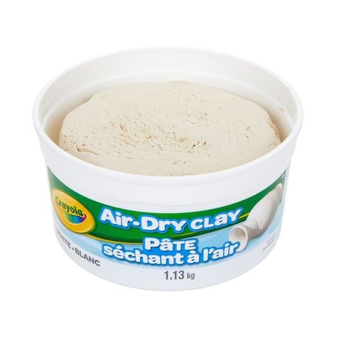 Crayola Air Dry Clay, Kids Sensory Play, Art Rooms, Lotus Candle, Plastic Buckets, Dry Well, Kids Sensory, Modeling Clay, Clay Ornaments