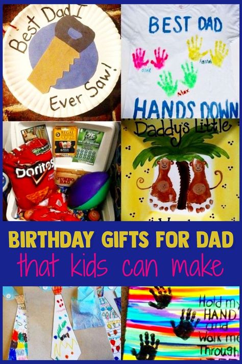 Birthday Gifts For Dad from kids - birthday crafts for kids to make for dads Diy Birthday Gifts For Dad, Homemade Gifts For Dad, Homemade Birthday Gifts, Father Birthday Gifts, Homemade Fathers Day Gifts, Diy Easter Gifts, Kids Homemade, Diy Gifts For Dad, Diy Gifts For Mom