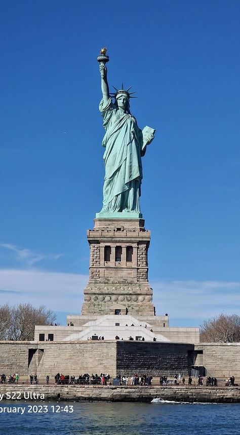 New York City Photography | On a beautiful day in February this year | Facebook New York In February, New York City Photography, New York February, Days In February, Lady Liberty, City Photography, A Beautiful Day, Beautiful Day, Statue Of Liberty