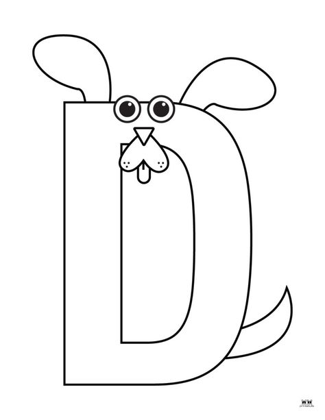 Letter D Printables For Preschool, Letter Dd Crafts For Preschool, The Letter D Crafts Preschool, Letter D Worksheets Kindergarten, D For Dog Craft, Letter D Activities For Toddlers, Letter D Crafts For Toddlers, Letter D Preschool Activities, D Is For Craft