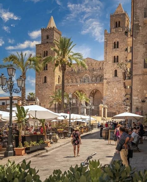 Cefalu, Sicily Sicily Italy Aesthetic, Cefalu Sicily, Sicily Travel, Palermo Sicily, Italian Architecture, Italy Aesthetic, Sicily Italy, Europe Summer, Destination Voyage