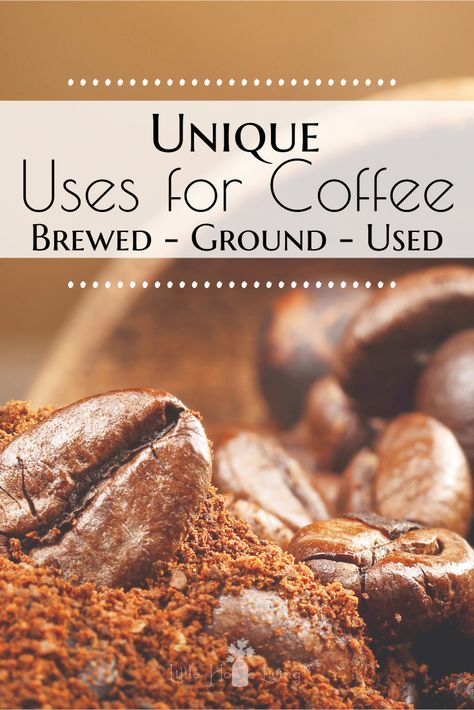 There are many frugal uses for coffee, aside from your morning cup of brew. Find unique ways to use brewed coffee, ground coffee, and used coffee grounds. #usesforcoffee #coffee #morethancoffee #waystousecoffee #oldcoffeeuses #coffeegrounduses #leftovercoffeeuses Used Coffee Grounds, Frugal Meal Planning, Frugal Food, Uses For Coffee Grounds, Coffee Uses, Brewed Coffee, Frugal Meals, Ground Coffee, Frugal Living Tips