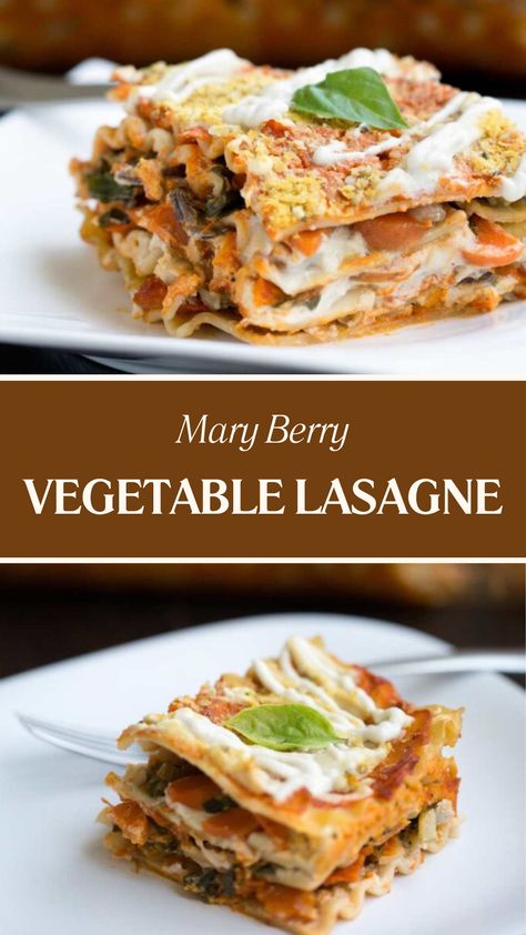 Mary Berry Vegetable Lasagne Mary Berry Recipes Dinners, Mary Berry Recipes, Zucchini And Onions, Mary Berry Cooks, Vegetable Lasagne, Lasagne Sheets, Mary Berry Recipe, Berry Recipes, Lasagne Recipes