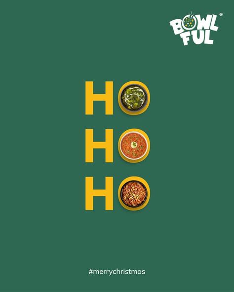 Enjoy this Christmas merrier and happier with Bowlful. Ads Creative Advertising Ideas, Creative Advertising Design, Publicidad Creativa, Food Graphic Design, Christmas Ad, Food Ads, Ad Creative, Motion Design Animation, Social Media Design Inspiration