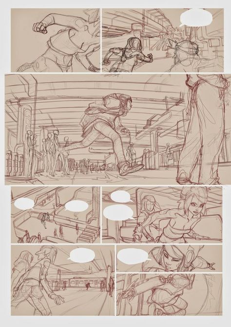 Running Comic Illustration, Comic Book Page Layout, Manga Running Scene, Running Storyboard, Running Perspective, Sequential Drawing, Sergi Brosa, Running Sketch, Running Reference