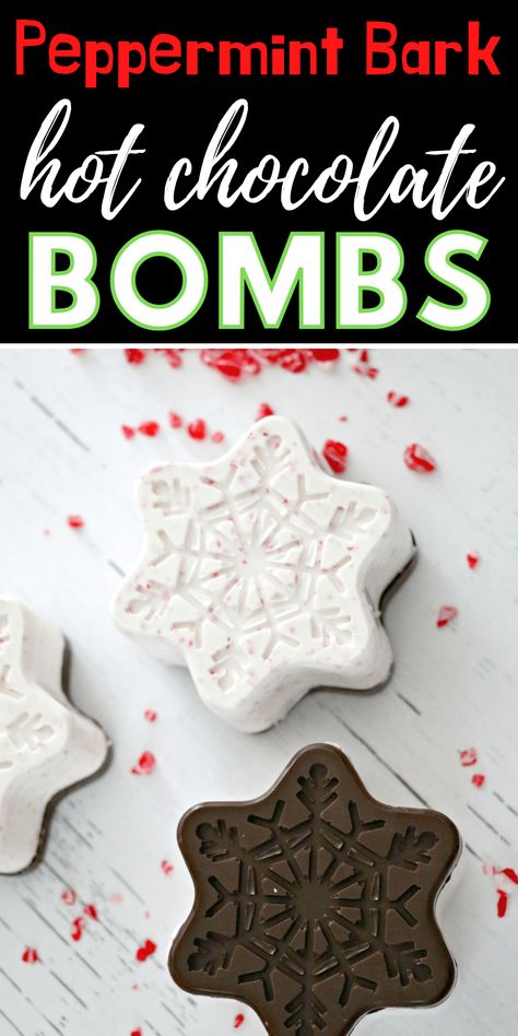 Candy Cane Hot Chocolate, Cocoa Balls, Hot Cocoa Bomb, Hot Chocolate Spoons, Diy Hot Chocolate, Peppermint Marshmallows, Hot Chocolate Cocoa, Hot Chocolate Bomb, Hot Chocolate Gifts