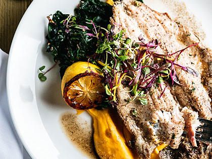 Trout with Root Mash Root Mash Recipe, Michael Johnston, Create A Cookbook, Mash Recipe, Tasty Dinner, Fantasy Food, Turnips, Food Keto, Browned Butter