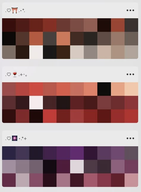 Black Skin Colour Palette, Red Color Palette Ibispaint, Yandere Color Palette, Unsaturated Color Palette, Pinterest Color Palette, Discord Role Color Palette, Ibispaint Color Pallete, Candy Gore Color Palette, Hair Color Pallette