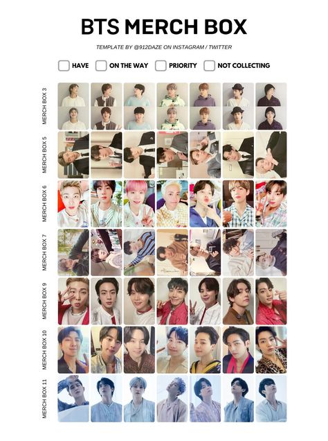 Bts Photocards Template, Bts Pc Template, Bts Photocard Template, Bts Winter Package 2020, Wishlist Photocard, Template Wishlist, Bts Official Merch, Mini Photocard, Photocards Template