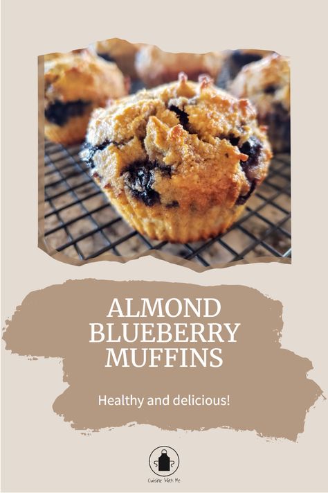 These almond blueberry muffins are amazingly delicious and surprisingly healthy. Almond Flour Banana Blueberry Muffins, Almond Pulp Muffins, Health Sweets, Almond Meal Muffins, Meal Muffins, Almond Pulp Recipes, Power Muffins, Almond Flour Blueberry Muffins, Almond Flour Banana Muffins