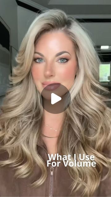 Curling Blonde Hair, Curled Hairstyles Volume, How To Give Your Hair More Volume Roots, Volume Products For Fine Hair, Big Bombshell Curls, Volume Clips For Hair, How To Give Hair Volume On Top, How To Get Big Hair Volume, How To Get Volume In Long Hair