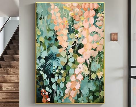 Ako Kresliť, Rose Oil Painting, Flower Oil Painting, Custom Painting, Large Abstract Painting, Oil Painting Flowers, Minimalist Painting, Abstract Flower, Flower Oil