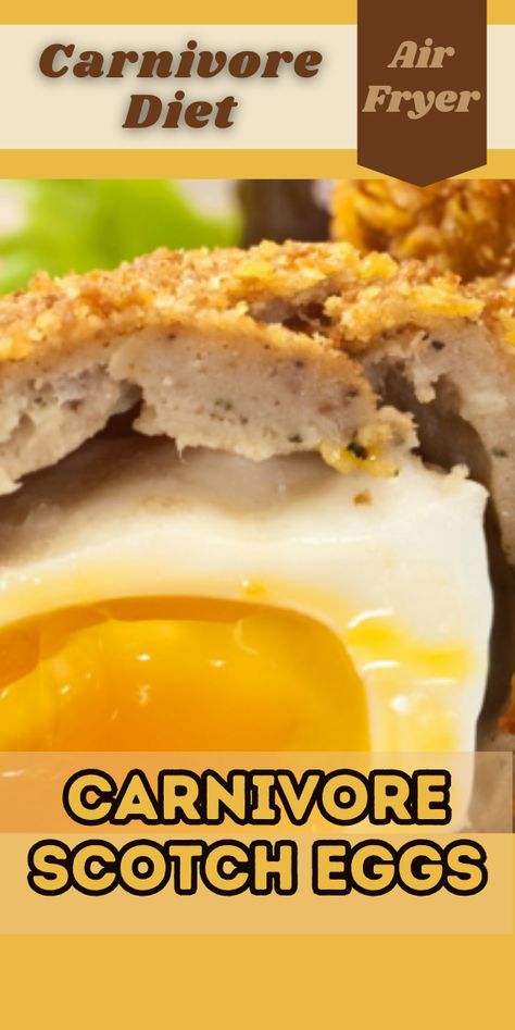 Try this delicious Carnivore Scotch Eggs recipe. For more recipes follow my page. #carnivorediet #carnivore #healthyrecipes #upgradedhealth #recipes Carnivore Scotch Eggs, Carnivore Syrup, Carnivore Egg White Recipes, Carnivore Egg Recipes, Beef And Mushroom Stew, Caveman Diet Recipes, Scotch Eggs Recipe, Egg White Recipes, Metabolism Foods