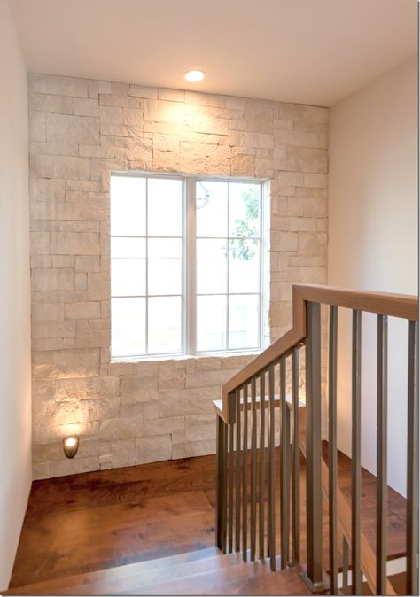 Stone Wall Interior Design, Stone Walls Interior, Stone Accent Walls, Limestone Wall, Dining Wall, Stone Interior, Brick Walls, Stone Walls, Carpet Stairs