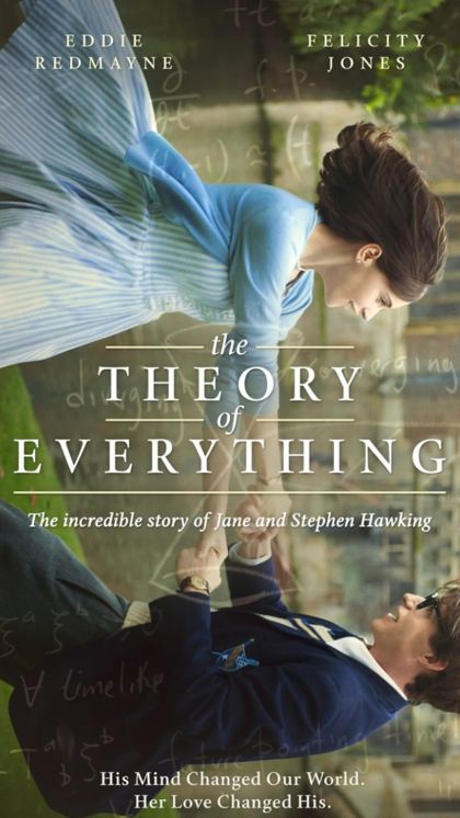 Theory Of Everything, The Theory Of Everything, Inspirational Movies, Felicity Jones, Eddie Redmayne, Movie Poster Art, Stephen Hawking, Good Movies To Watch, Romantic Movies