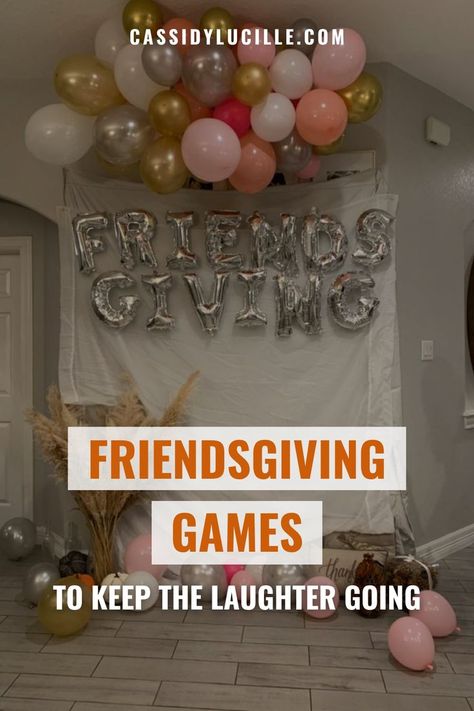 Adult Friendsgiving Party Games, Friendsgiving Scavenger Hunt, Friendsgiving Games For Adults Funny, Friendsgiving Ice Breakers, Things To Do At A Friendsgiving, Friendsgiving Fun Ideas, Things To Do At Friendsgiving, Friendsgiving Activity Ideas, Friendsgiving Games For Kids