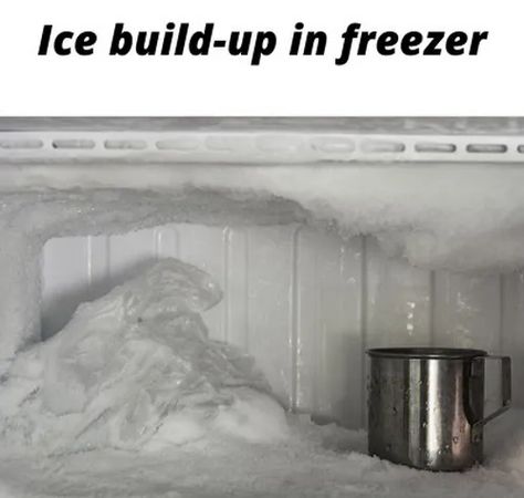 Ice build up in freezer Refrigerator Compressor, Refrigerator Repair, Fridge Door, Appliance Repair, Diy Repair, Tips Tricks, Home Maintenance, Refrigerator, Ice Cream