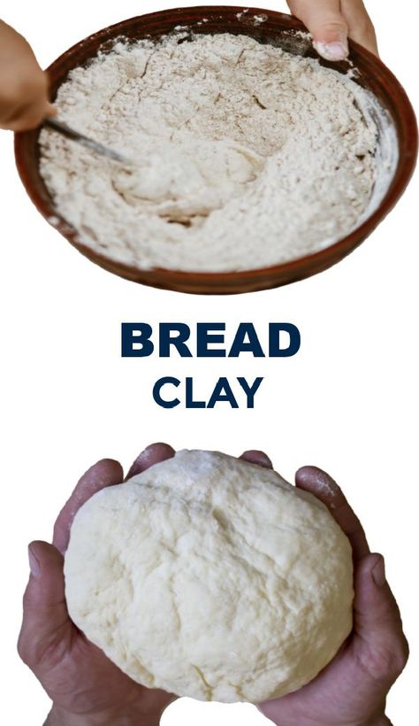 Make bread clay for kids using this easy recipe. #breadclay #breadclayrecipe #breaddough #playdoughrecipe #clayrecipeforkids #growingajeweledrose Mud Activities, Bread Clay, Mud Recipe, Clay For Kids, Play Bakery, Mud Pie Kitchen, Diy Playdough, Clay Recipe, Bread Dough Recipe