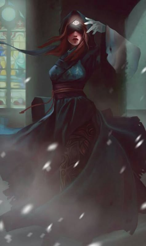 Blindfold and robe. Love it. | Fantasy Character Art | Pinterest ... Ars Magica, Women Wallpaper, Heroic Fantasy, Rpg Characters, Arte Fantasy, Fantasy Rpg, Fantasy Inspiration, Medieval Fantasy, Dnd Characters