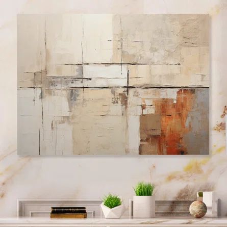 Ivy Bronx " Abstract Beige Brown Road Collage " on Metal | Wayfair Road Collage, Trending Wall Art, Large Abstract Paintings, Collage Mural, Texture Ideas, Yellow Wall Art, Yellow Wall, Inspiration For Art, Art Bathroom