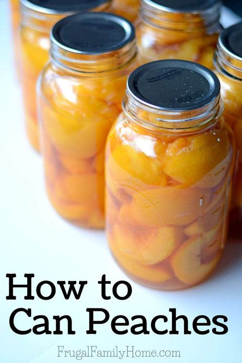 How to Can Peaches, Step by Step Instructions Canning Peaches Recipes, How To Can Peaches, Homemade Grape Juice, Can Peaches, Spiced Peaches, Pastries Recipes Dessert, Canning Peaches, Pressure Canning Recipes, Peach Pie Filling