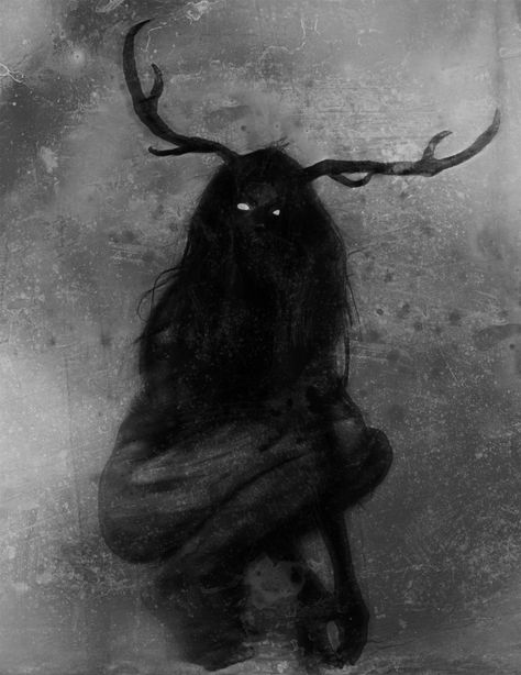 The Darkest Days – The Wendigo – Celebrating the strange and the shadowy, the damned and unseen The Wendigo, Horror Drawing, Darkest Days, A Short Story, Season Of The Witch, Hair Reference, Dark Photography, A Poem, Retro Futurism