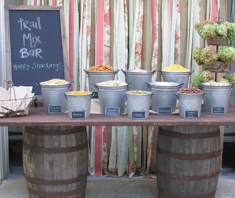 Trail Mix Bar, Popcorn Bar, Snack Table, Camping Party, Wedding Bar, Trail Mix, Snack Bar, Bar Drinks, Wedding Food