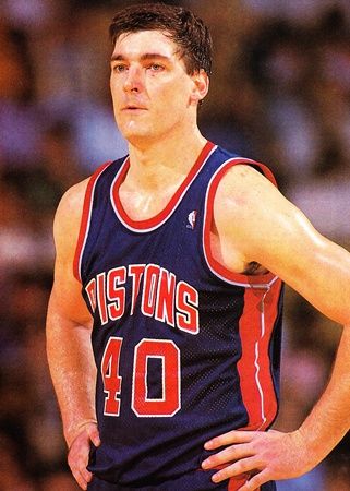 Bill Laimbeer Bad Boy Pistons, Bill Laimbeer, Nba 2k20, College Basketball Players, Isiah Thomas, Best Nba Players, Detroit Sports, Vintage Detroit, By The Numbers