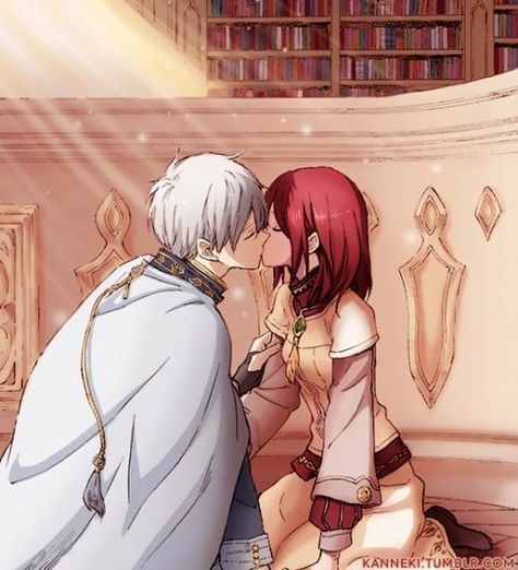 Akagami No Shirayukihime #Zen #Shirayuki Hicks Und Astrid, Zen Wisteria, Akagami No Shirayuki, Akagami No Shirayukihime, Snow White With The Red Hair, Film Anime, Manga Couple, Beautiful Red Hair, Tumblr Boys