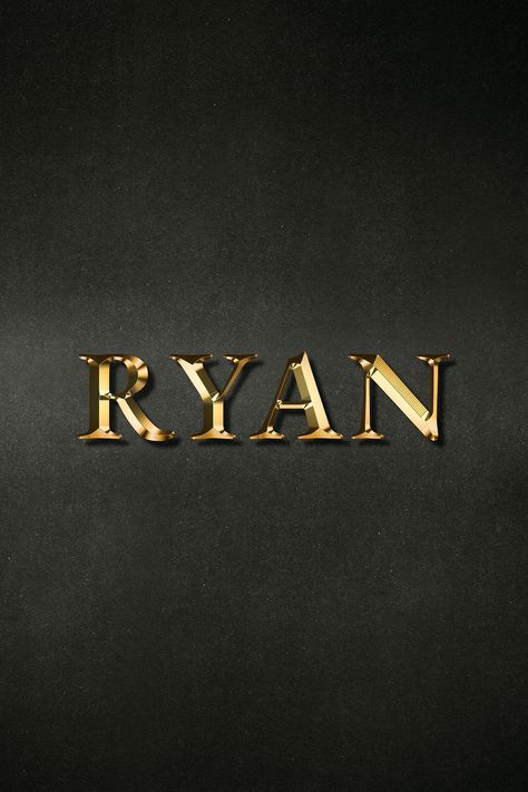 Ryan Calligraphy Name, Calligraphy Capital Letters, David Name, Ryan Name, Vom Avea Un Copil, Name Design Art, Unique Business Names, Palmistry Hand, Black Calligraphy