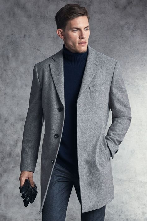 Winter Dressing For Men, Mens Wool Overcoat, European Fashion Winter, Winter Fashion Coats, Formal Mens Fashion, Wool Overcoat, Mens Winter Coat, Elegante Casual, Winter Outfits Men