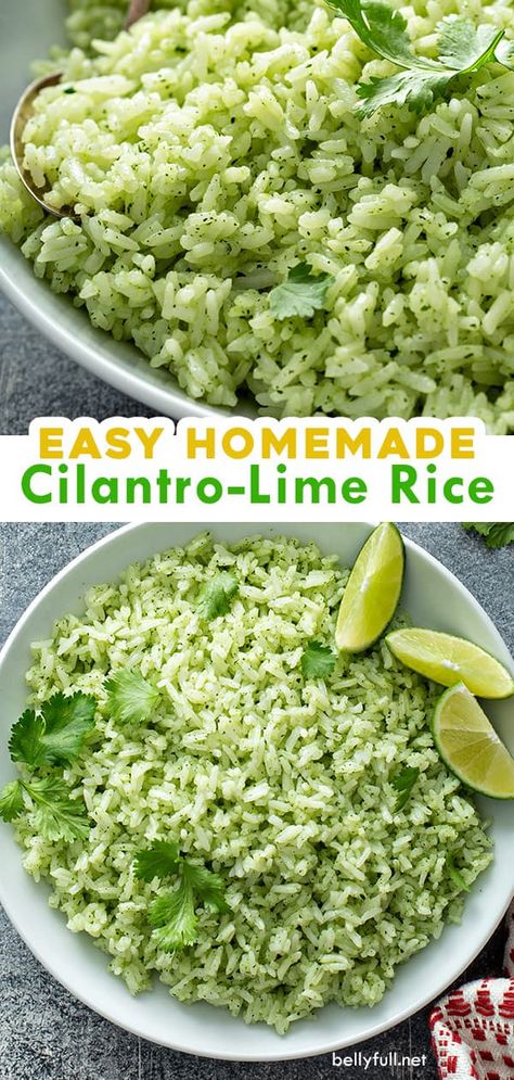 How To Make Cilantro Rice, Cilantro Lime Rice Stove Top, Cilantro Rice Recipe Easy, Cilantro Lime Minute Rice, Cilantro Lime Rice In Rice Cooker, Lime Rice Cilantro, Easy Cilantro Lime Rice, White Rice Dishes, Lime Cilantro Rice