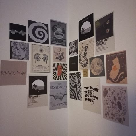 wall decor, wall inspo, wall ideas, posters, poster prints, room ideas, room decor, room inspo, aesthetic wall, aesthetic posters, aesthetic room, aesthetic wall decor, the nbhd, arctic monkeys, the nbhd poster, arctic monkeys poster, cozy room, room aesthetic, room, decor, inspo, aesthetic Wall Posters Room Ideas, Wall Poster Design Ideas, Ripped Posters On Wall, Wall Decor For Bedroom Aesthetic, Posters To Hang On Wall, How To Decorate Posters On Wall, Poster Wall Ideas Aesthetic Grunge, Small Posters For Room, Room Wall Aesthetic Pictures