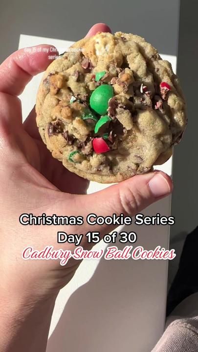 Cooking With Karli Snickerdoodle, Cooking With Karli Sugar Cookie, Cooking With Karli Oatmeal Cookies, Cadbury Egg Cookies Cooking With Karli, Christmas Snowball Cookies With M&m, Cadbury Eggs, Snowball Cookies, Thumbprint Cookies, Christmas Cookies