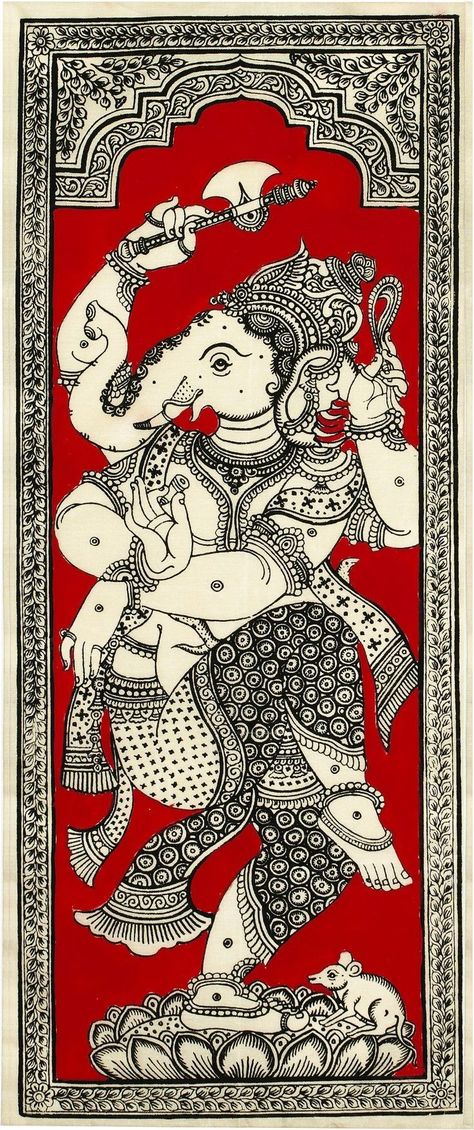 Ganpati Tanjore Painting, Aesthetic Indian Painting, Pattachitra Art Paintings, Madhubani Ganesha Painting, Ganesha Madhubani Painting, Pattachitra Paintings Odisha, Indian Art Paintings Traditional, Ganesha Painting Acrylics, God Art Drawing