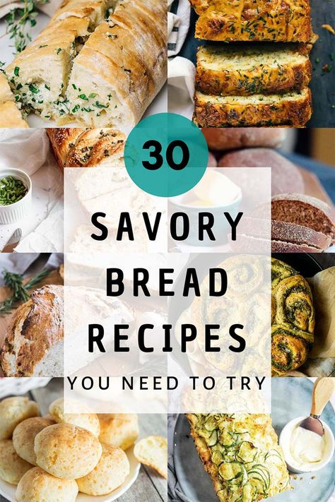 Bread Flavor Ideas, What Should I Bake, Cheddar Cheese Bread Recipe, Bake Savory, Types Of Breads, Sandwich Buffet, Savory Bread Recipe, Honey Wheat Bread, Cheese Bread Recipe