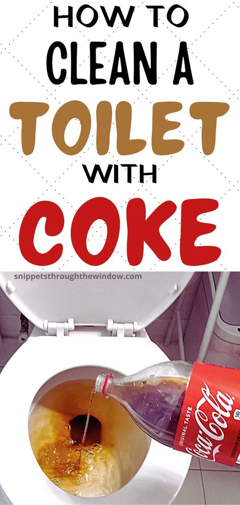 Dawn Toilet Bowl Cleaner, Toilet Bowl Cleaning Hacks, Coke Cleaning Hacks, Mold In Toilet Bowl, Toilet Smell Hacks, Deep Clean Toilet, Clean Toilet Bowl Ring, Clean Toilet With Coke, Cleaning Toilet Ring