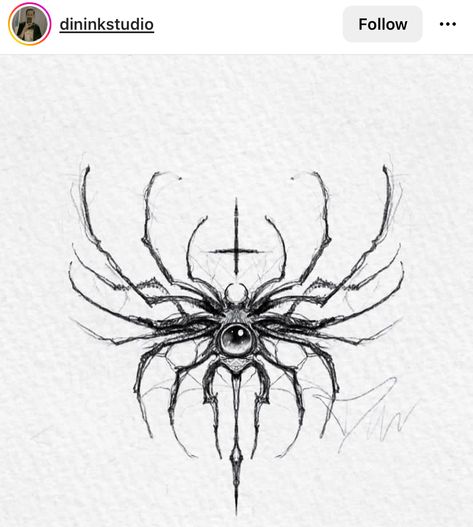 Tattoo Samples, Spider Web Tattoo, Web Tattoo, Scary Tattoos, Theme Tattoo, Spider Tattoo, Creepy Tattoos, Tattoo Style Drawings, Unique Tattoo Designs