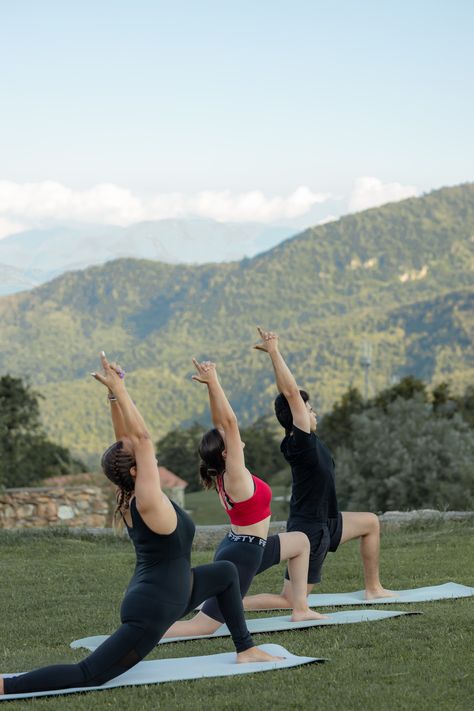 People Exercising, Yoga In Nature, Yoga Outside, Pillars Of Health, Bachelorette Party Photo, Yoga Shoot, 4 Pillars, Changing Habits, Yoga Photography